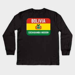 Bolivia Cochabamba Mission LDS Mormon Missionary Kids Long Sleeve T-Shirt